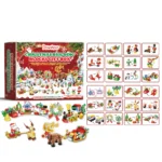 Dowmoo 24-Block Christmas Building Blocks Blind Box Set