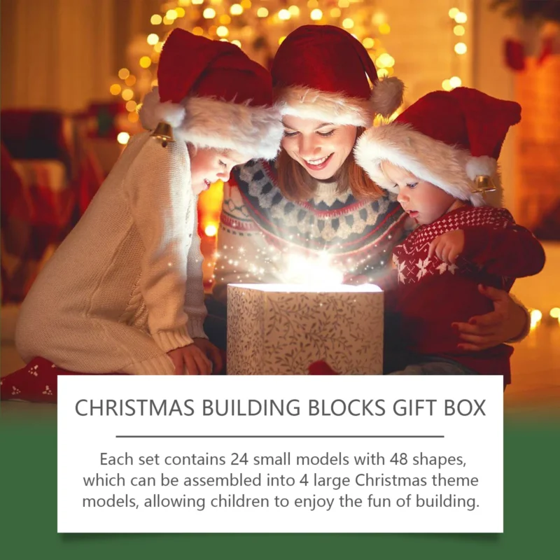 Dowmoo 24-Block Christmas Building Blocks Blind Box Set - Image 4