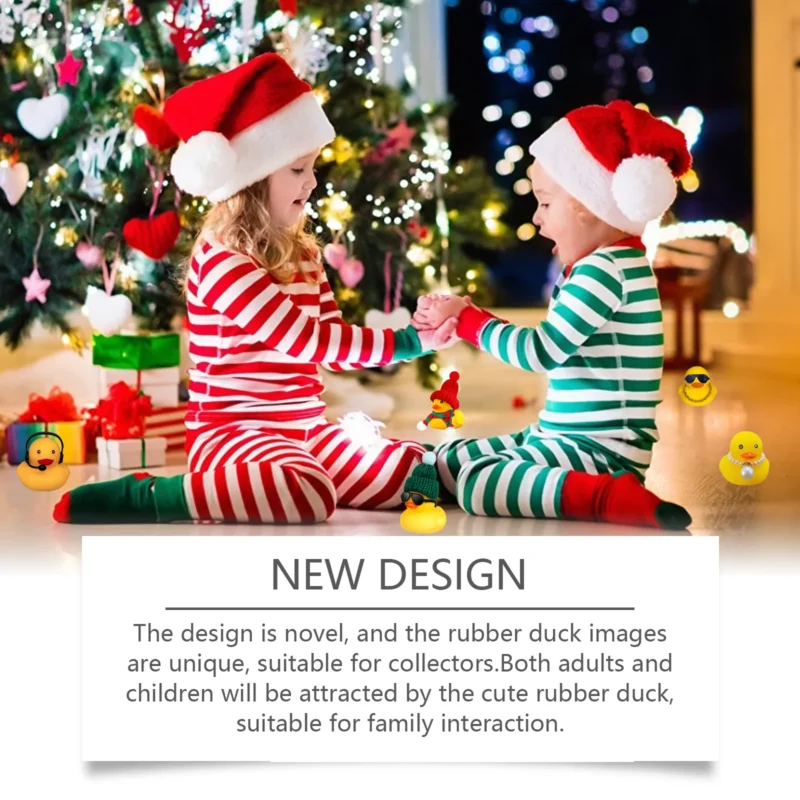 Dowmoo 24-Day Christmas Advent Calendar Rubber Duck Blind Box Toy Gift - Image 3