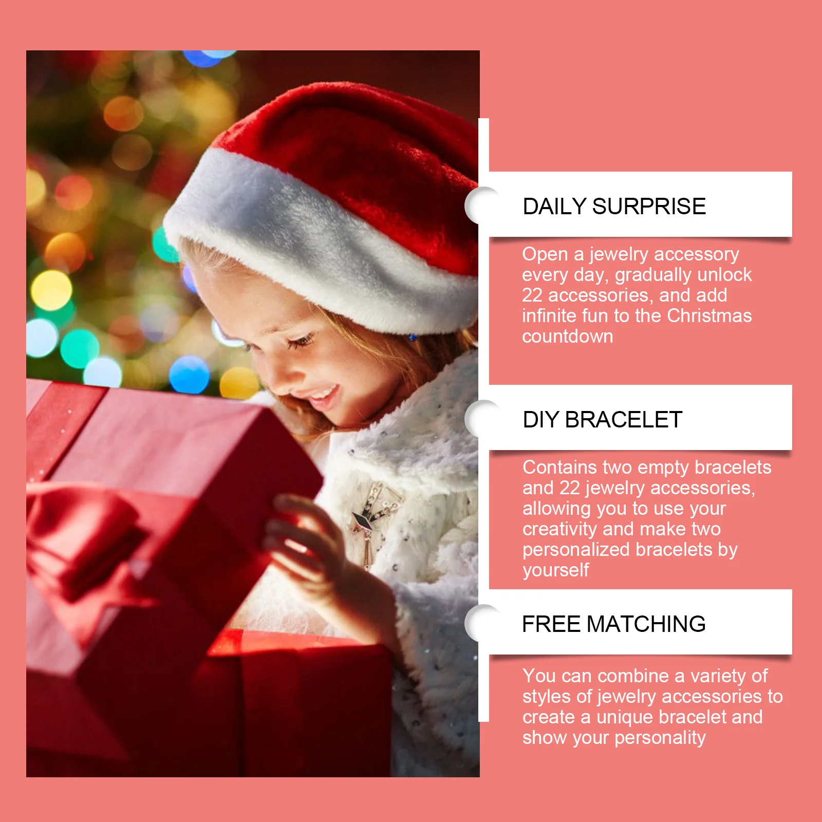 dowmoo 24frame christmas bracelet kit advent blind box DO D02 0004 01 1585