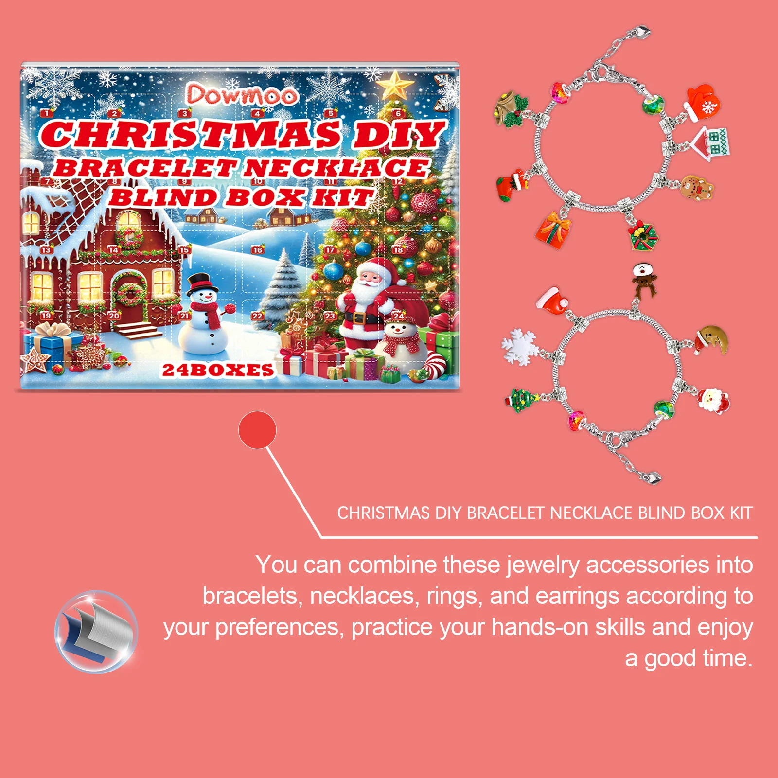 dowmoo 24grid christmas bracelet blind box DO D02 0006 02 246
