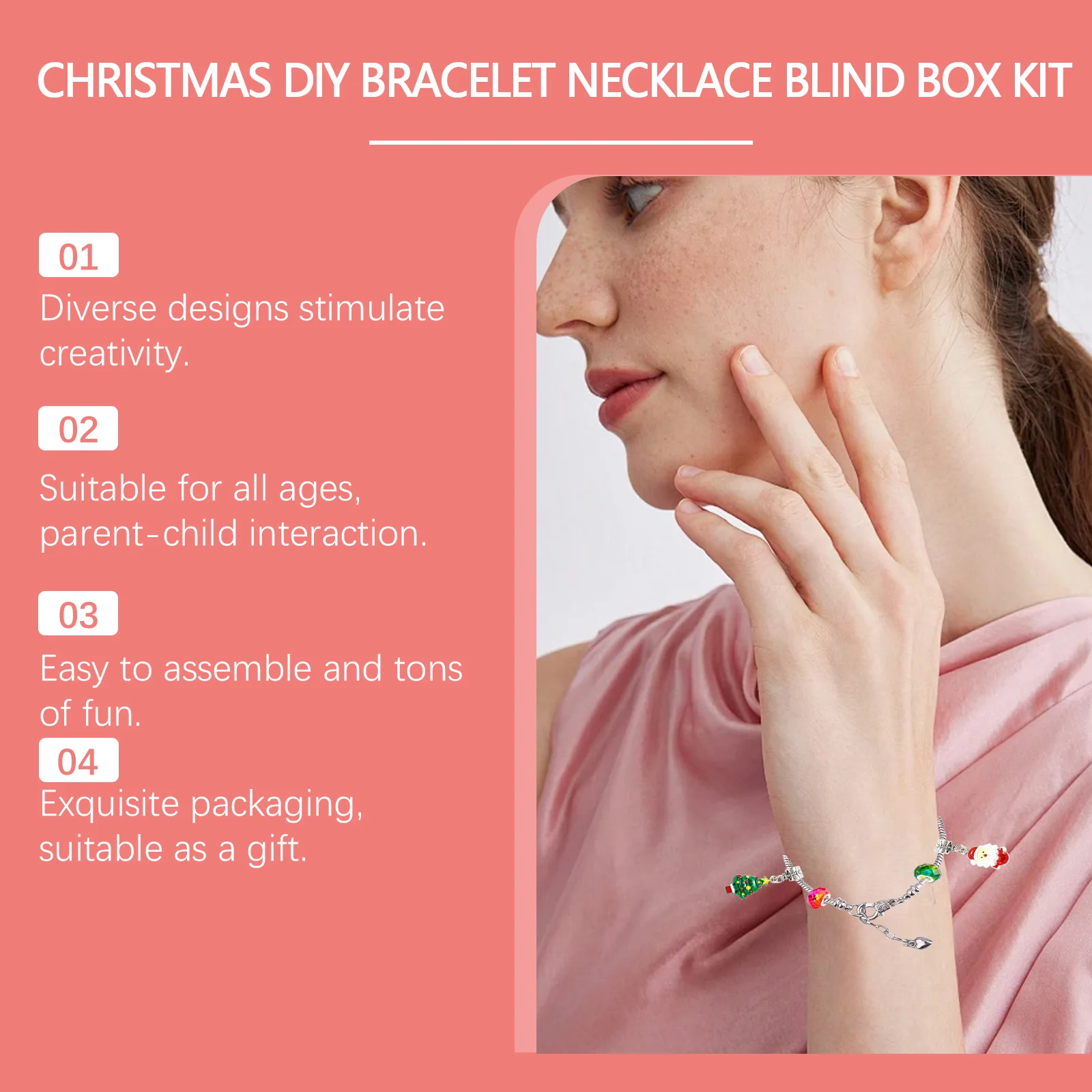dowmoo 24grid christmas bracelet blind box DO D02 0006 02 247