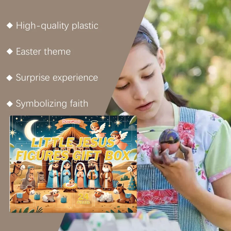 Dowmoo 24 Grid Easter Blind Box Display with Mini Statues - Image 4