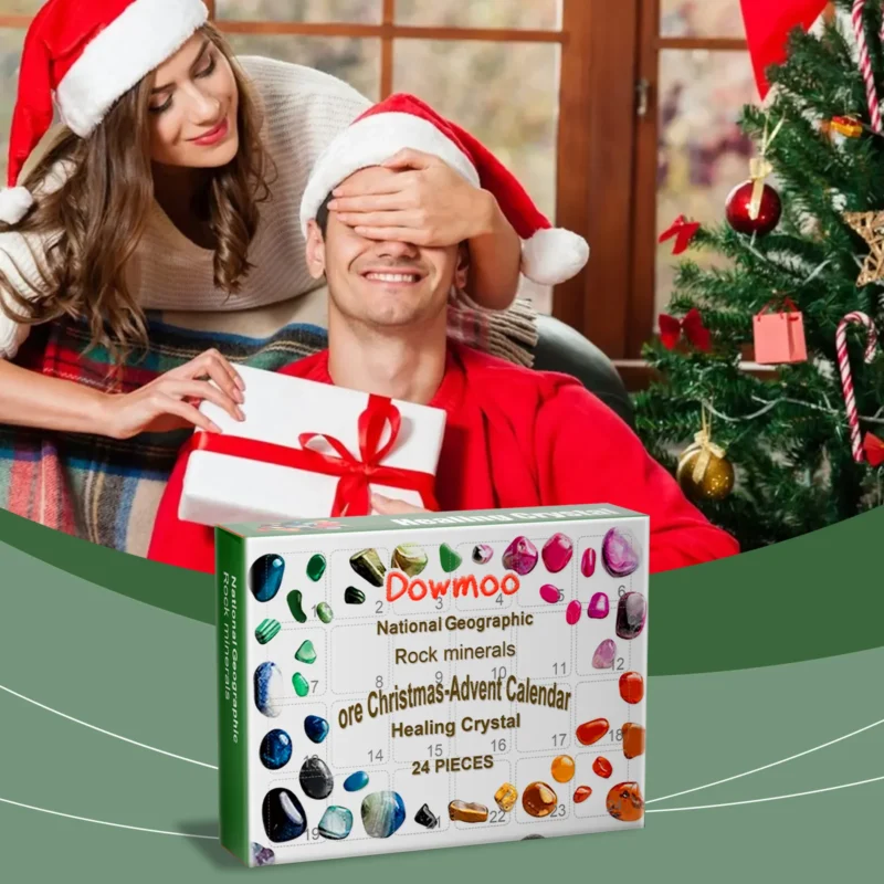 Dowmoo 24 Grid Ore Blind Box Christmas Countdown Surprise Gift - Image 2