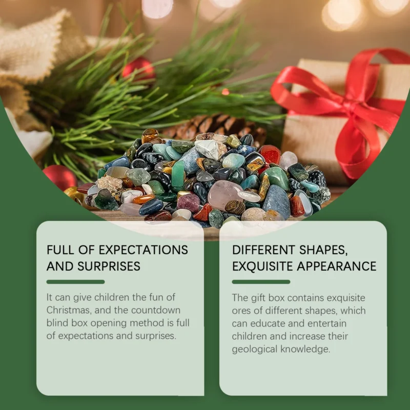 Dowmoo 24-Day Mineral Advent Calendar: Geology Educational Gift Box - Image 4