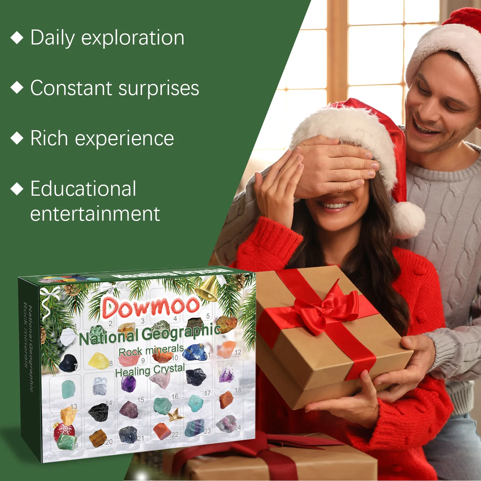 dowmoo 24lattice ore blind box christmas DO H01 0017 01 608