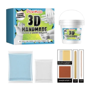 Dowmoo 3D Handmade Hand and Foot Plaster Casting Kit for Memories