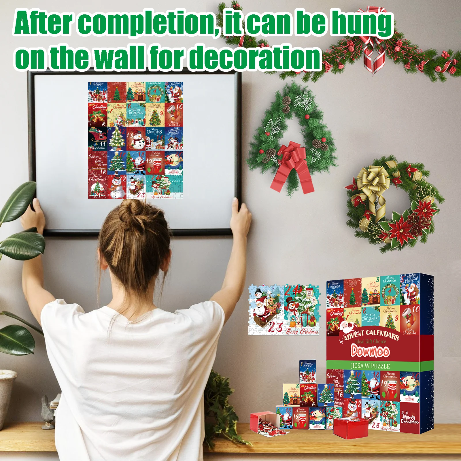 dowmoo advent calendars jigsaw puzzle DOG01 A002 24 MX1 1412
