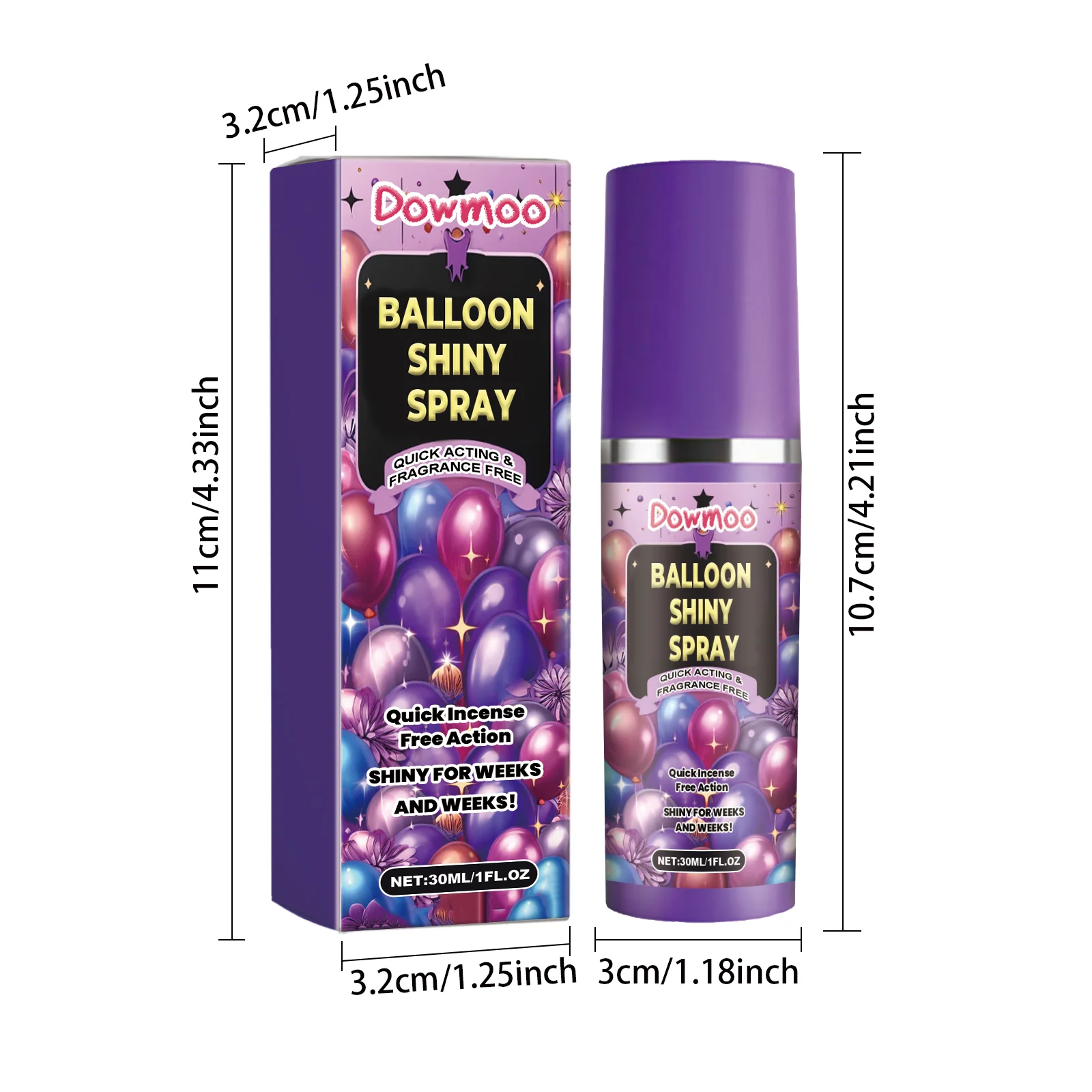 dowmoo balloon atmosphere gloss spray DOD01 A006 30 VT1 1107