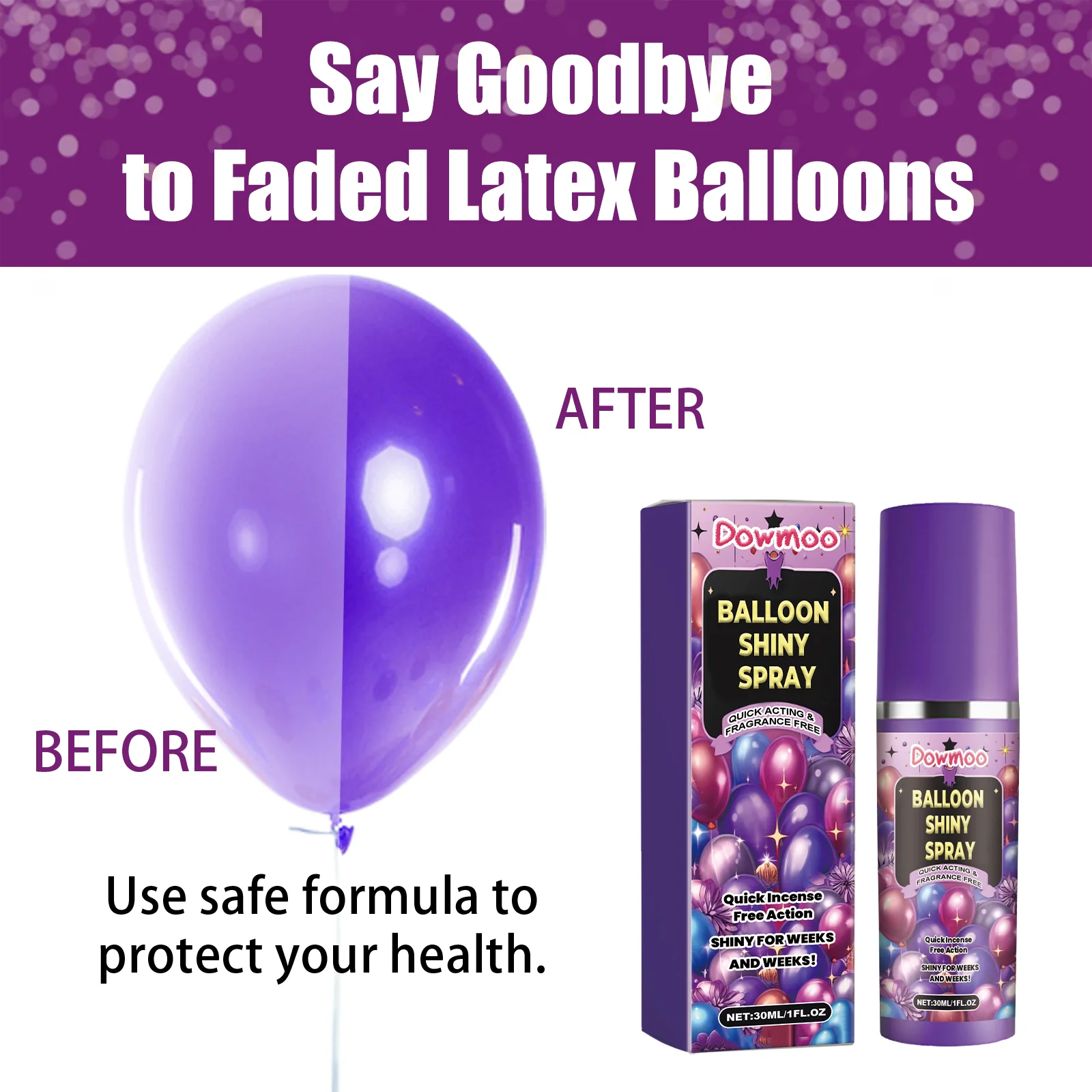 dowmoo balloon atmosphere gloss spray DOD01 A006 30 VT1 1111