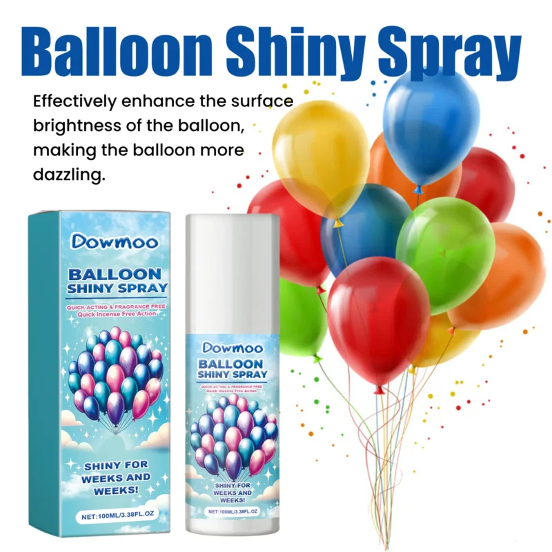 Dowmoo Balloon Brightener Spray for Enhanced Shine & Lasting Gloss - Image 4