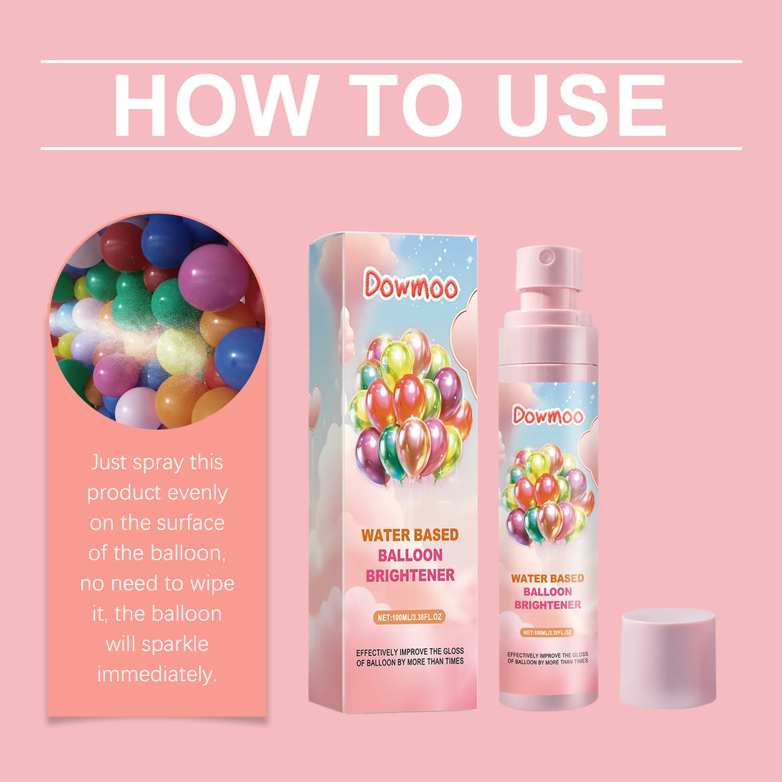 dowmoo balloon brightener scene DOD01 A014 100 PK1 816