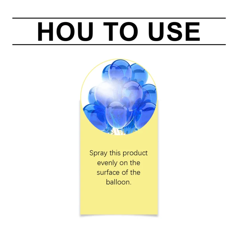 Dowmoo Balloon Glossy Spray for Party Decorations - Image 6