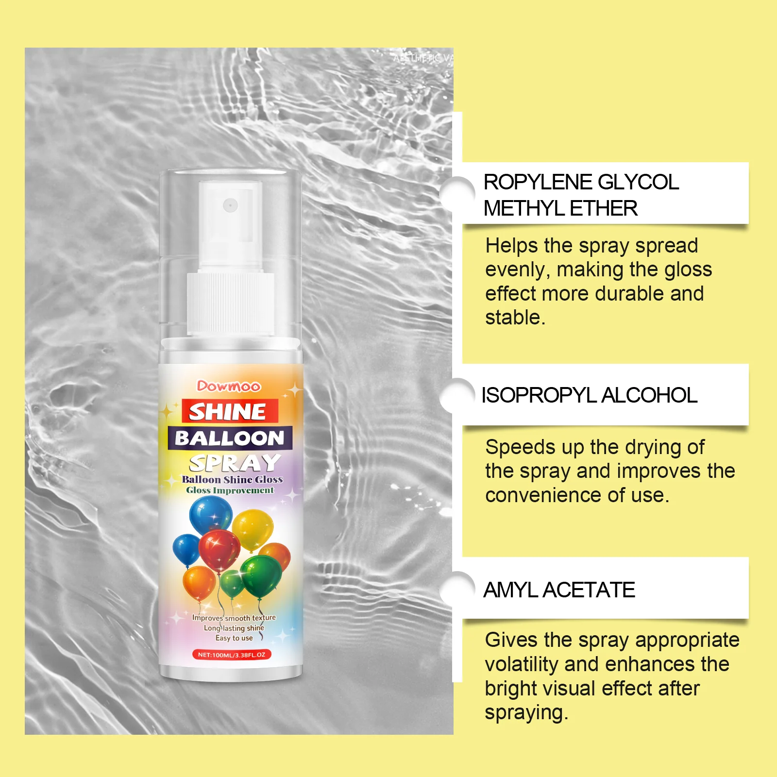 dowmoo balloon glossy spray DO H02 0028 01 117