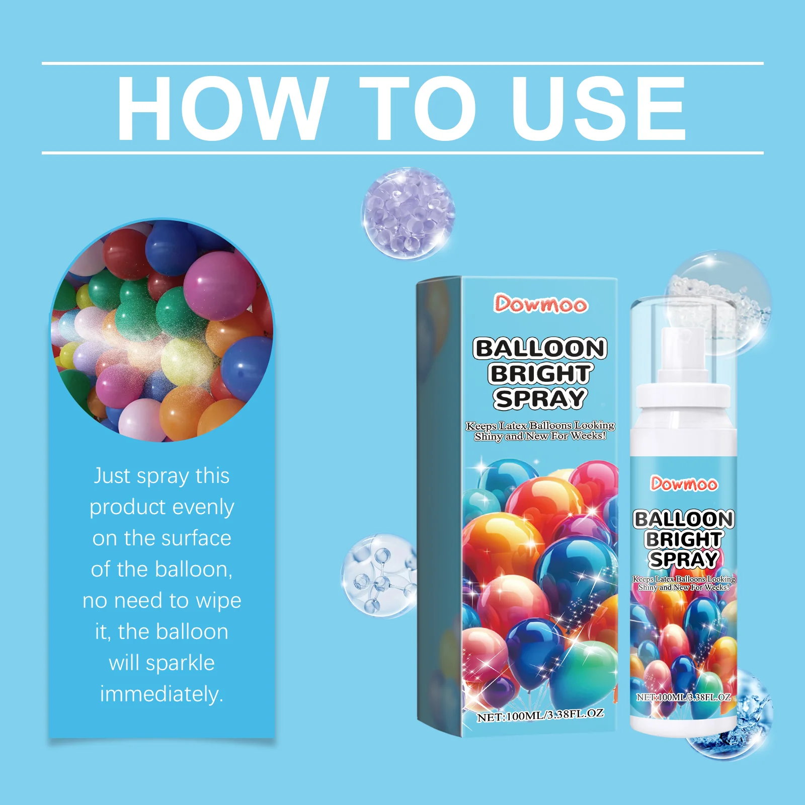 dowmoo balloon highlight spray DOD01 A013 100 BU1 860