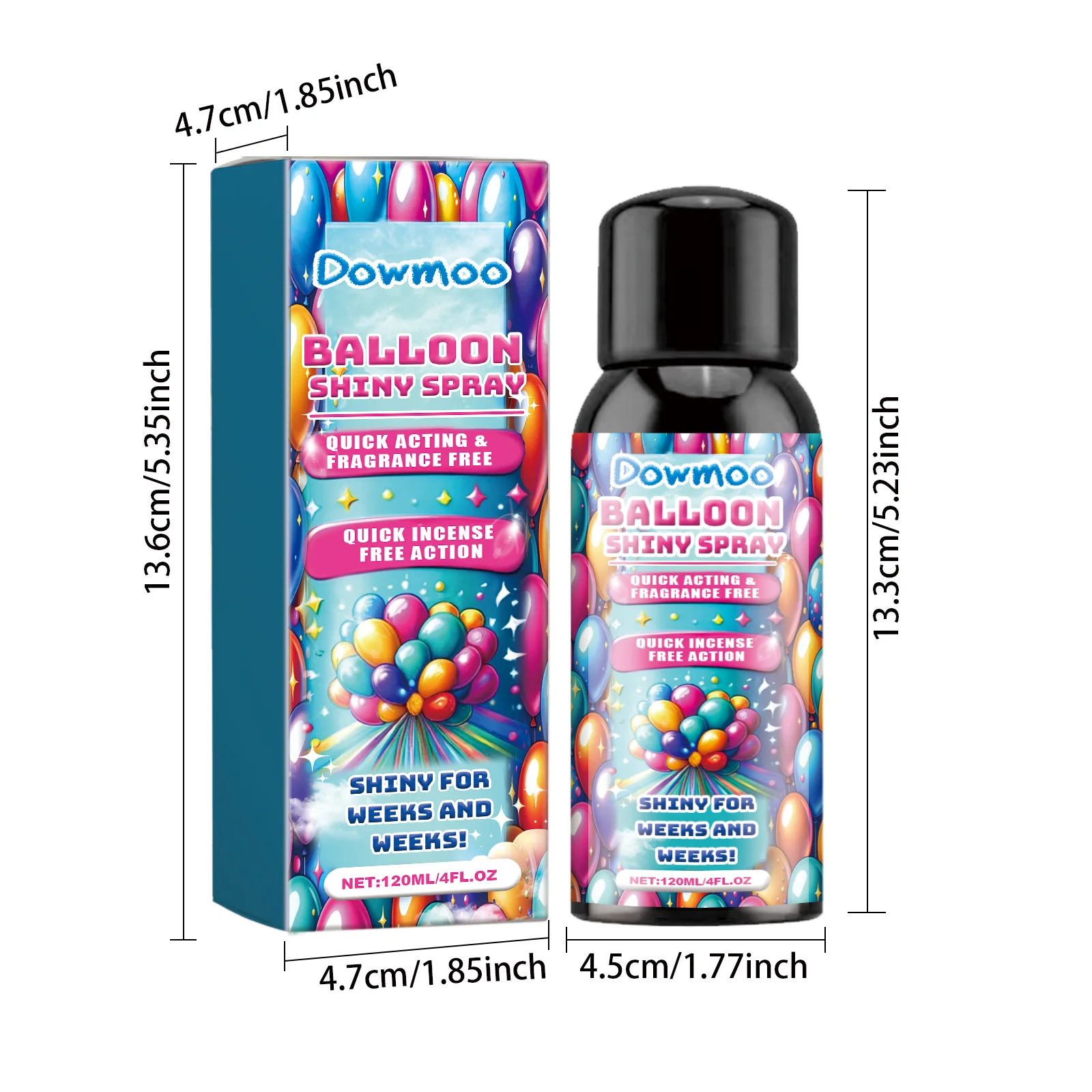 dowmoo balloon shiny spray luster DOD01 A002 120 BU1 1179