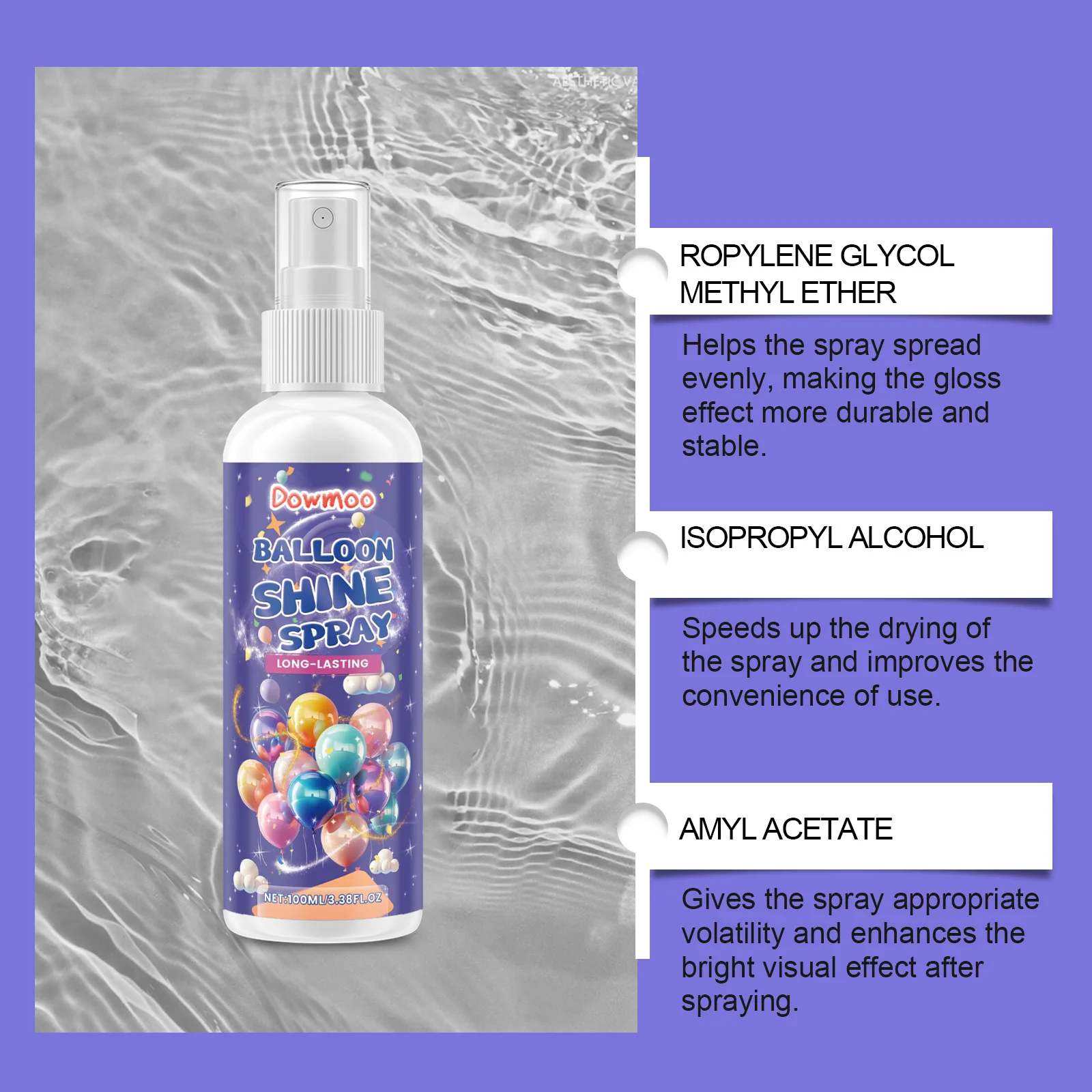 dowmoo balloon sparkle spray DO H02 0027 01 143