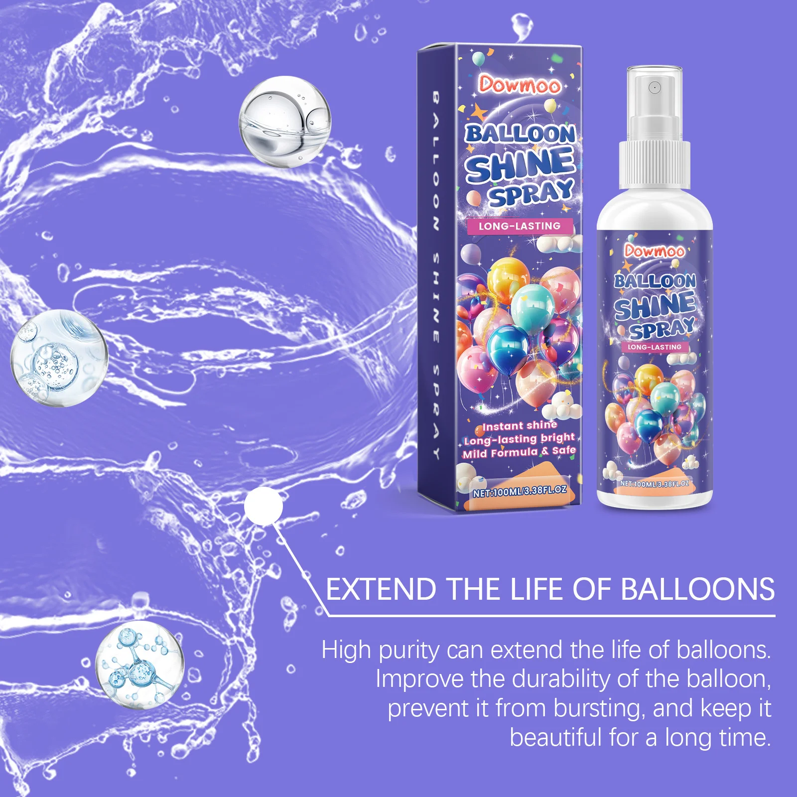 dowmoo balloon sparkle spray DO H02 0027 01 144
