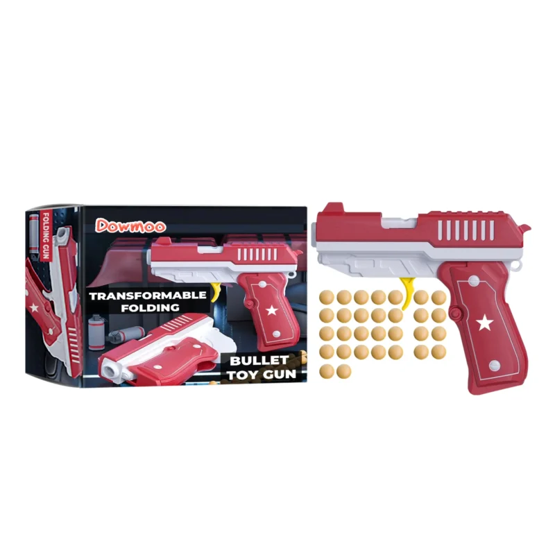 Dowmoo Transforming Bullet Toy Gun - Outdoor Interactive Toy for Kids