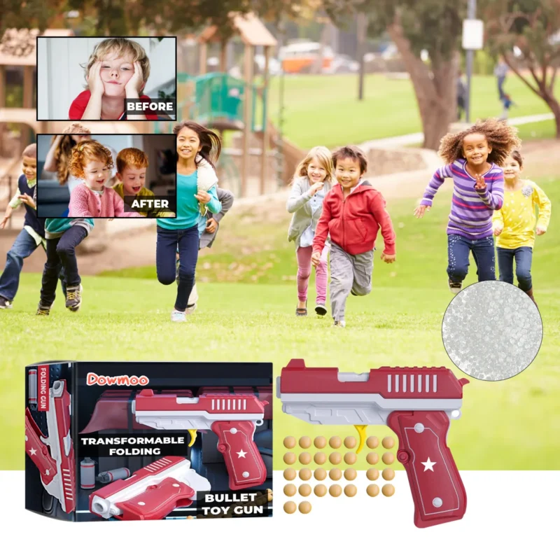Dowmoo Transforming Bullet Toy Gun - Outdoor Interactive Toy for Kids - Image 2