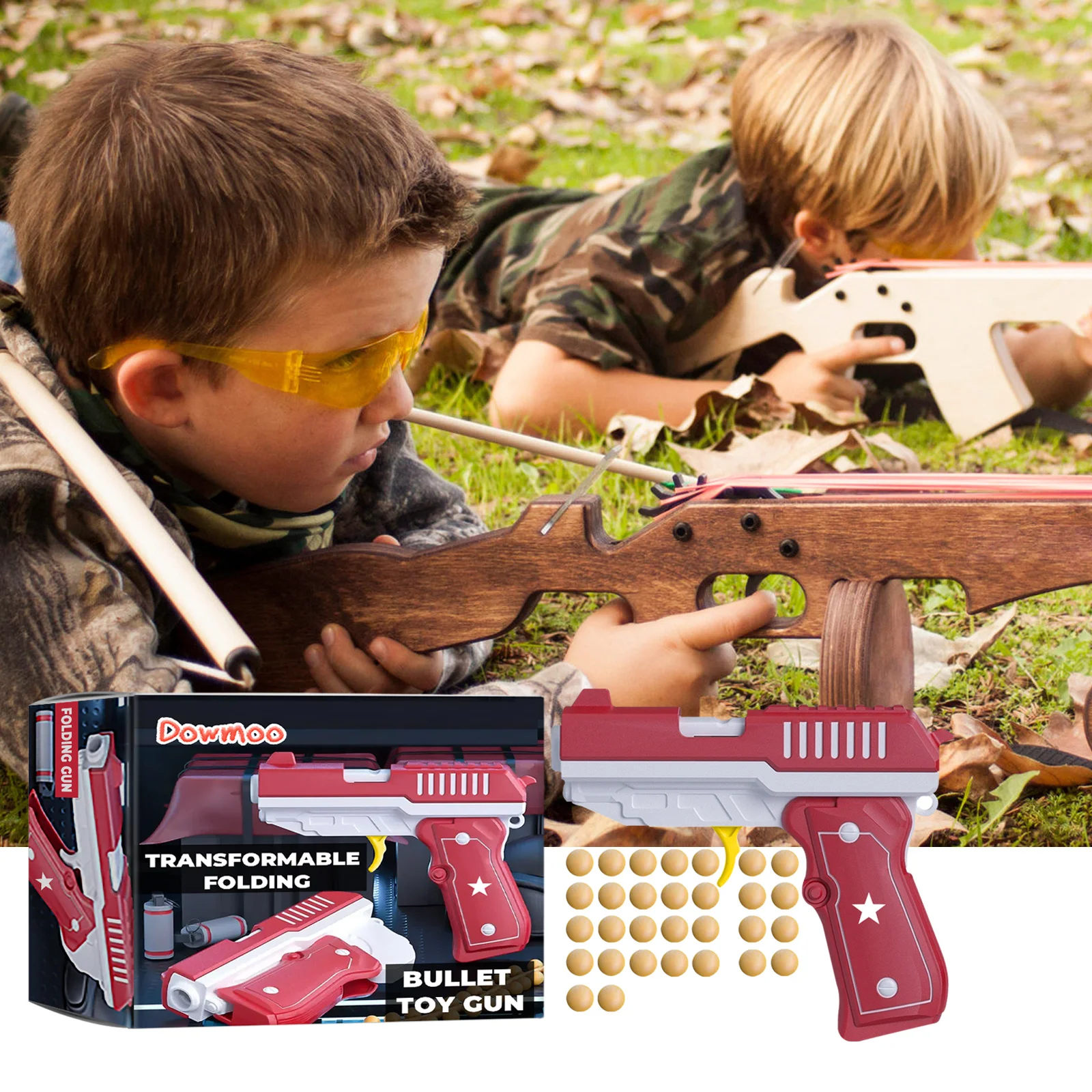 dowmoo bullet toy gun children DOH02 A006 1 MX1 1093