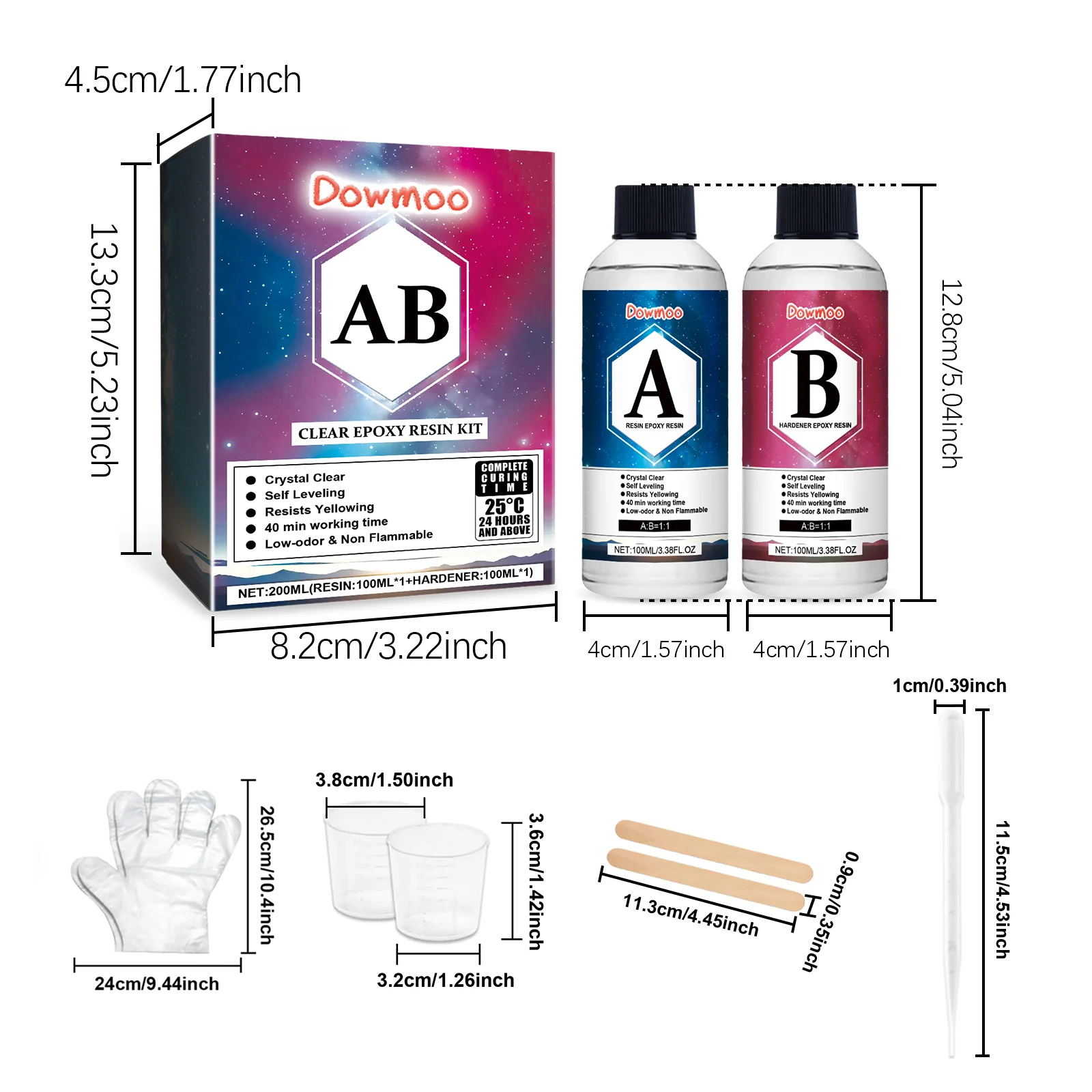 dowmoo casting epoxy resin kit DOC08 A007 1 MX1 954