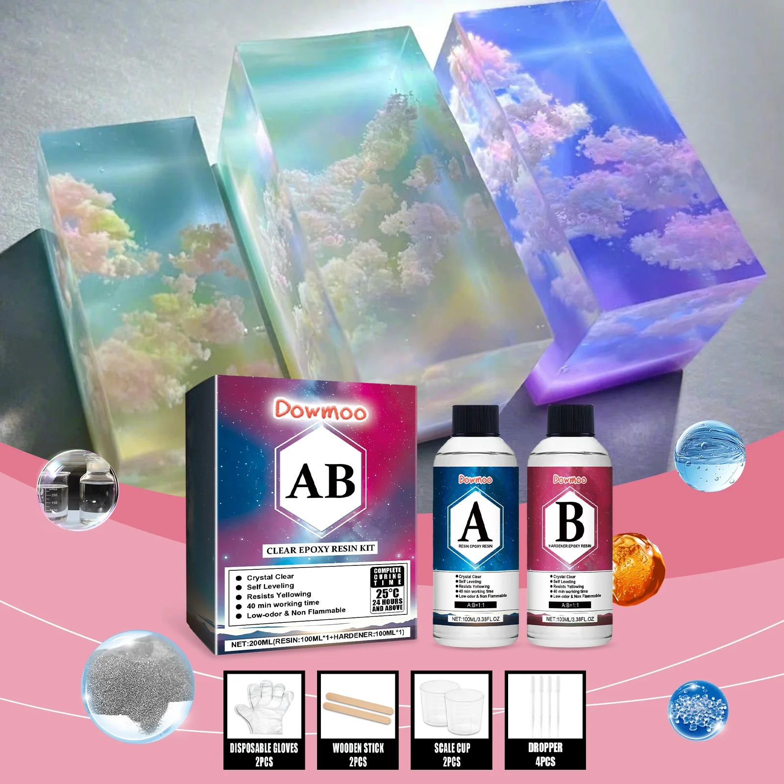 dowmoo casting epoxy resin kit DOC08 A007 1 MX1 955