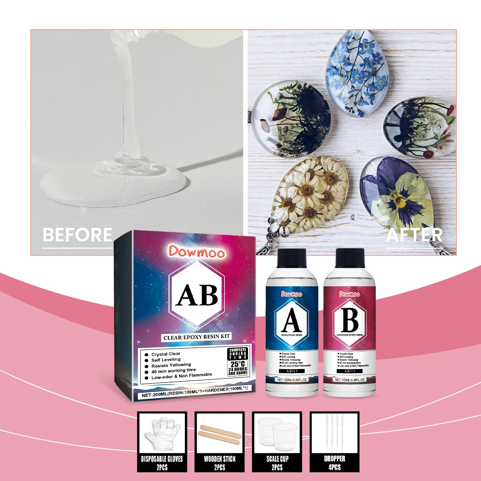 dowmoo casting epoxy resin kit DOC08 A007 1 MX1 958