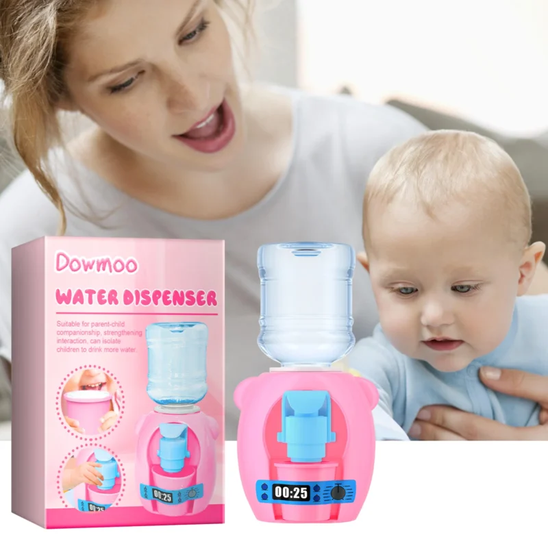 Dowmoo Kids Mini Water Dispenser - Baby Kitchen Toy Drink Machine - Image 2