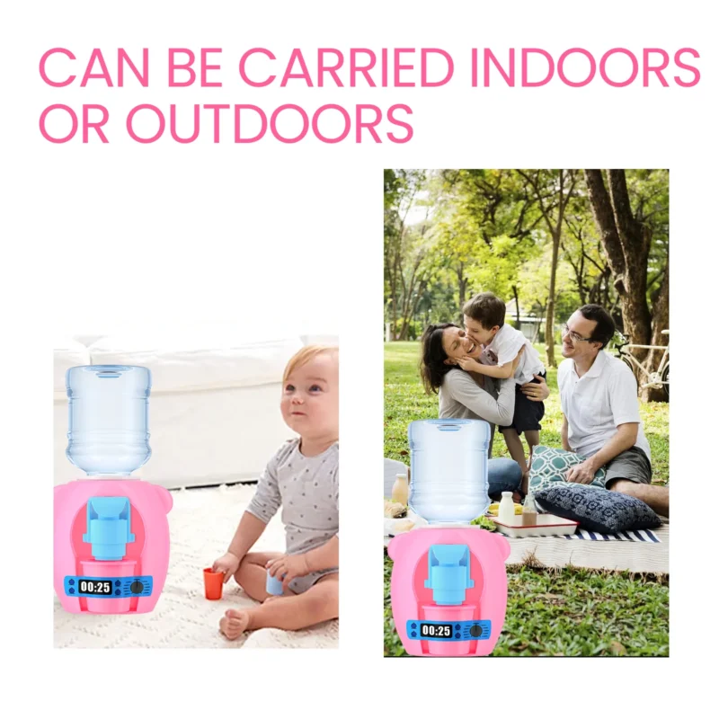 Dowmoo Kids Mini Water Dispenser - Baby Kitchen Toy Drink Machine - Image 3