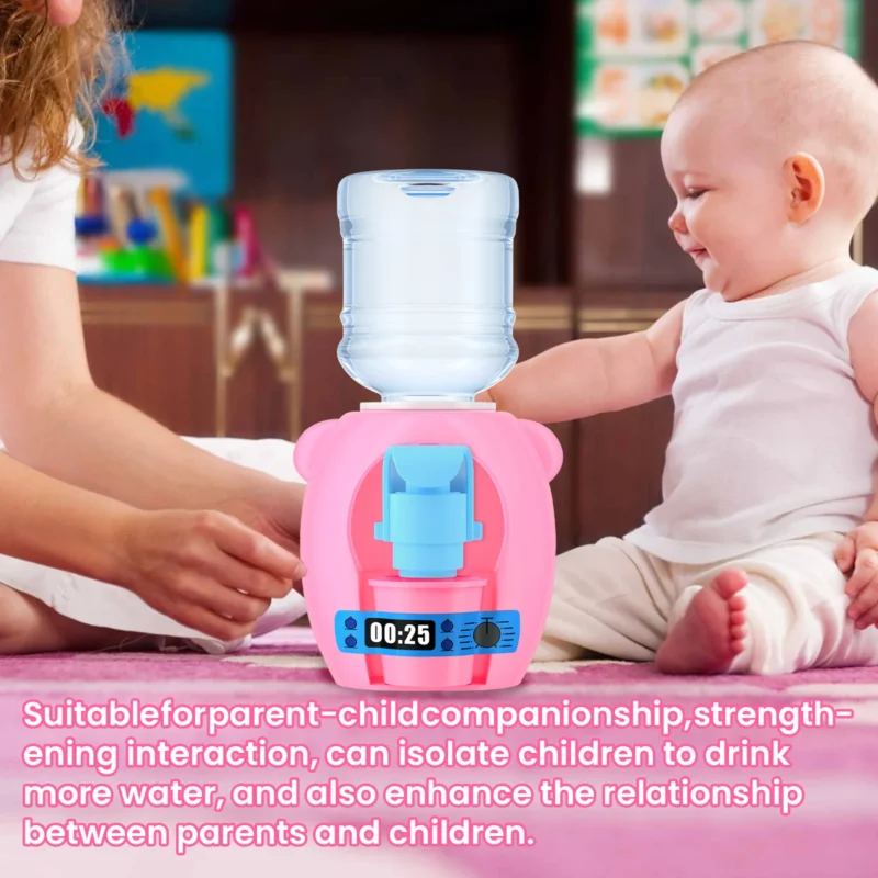 Dowmoo Kids Mini Water Dispenser - Baby Kitchen Toy Drink Machine - Image 4