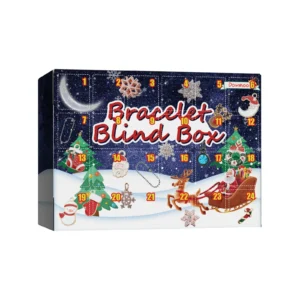 Dowmoo Christmas DIY Bracelet Advent Calendar Blind Box - 24 Grids