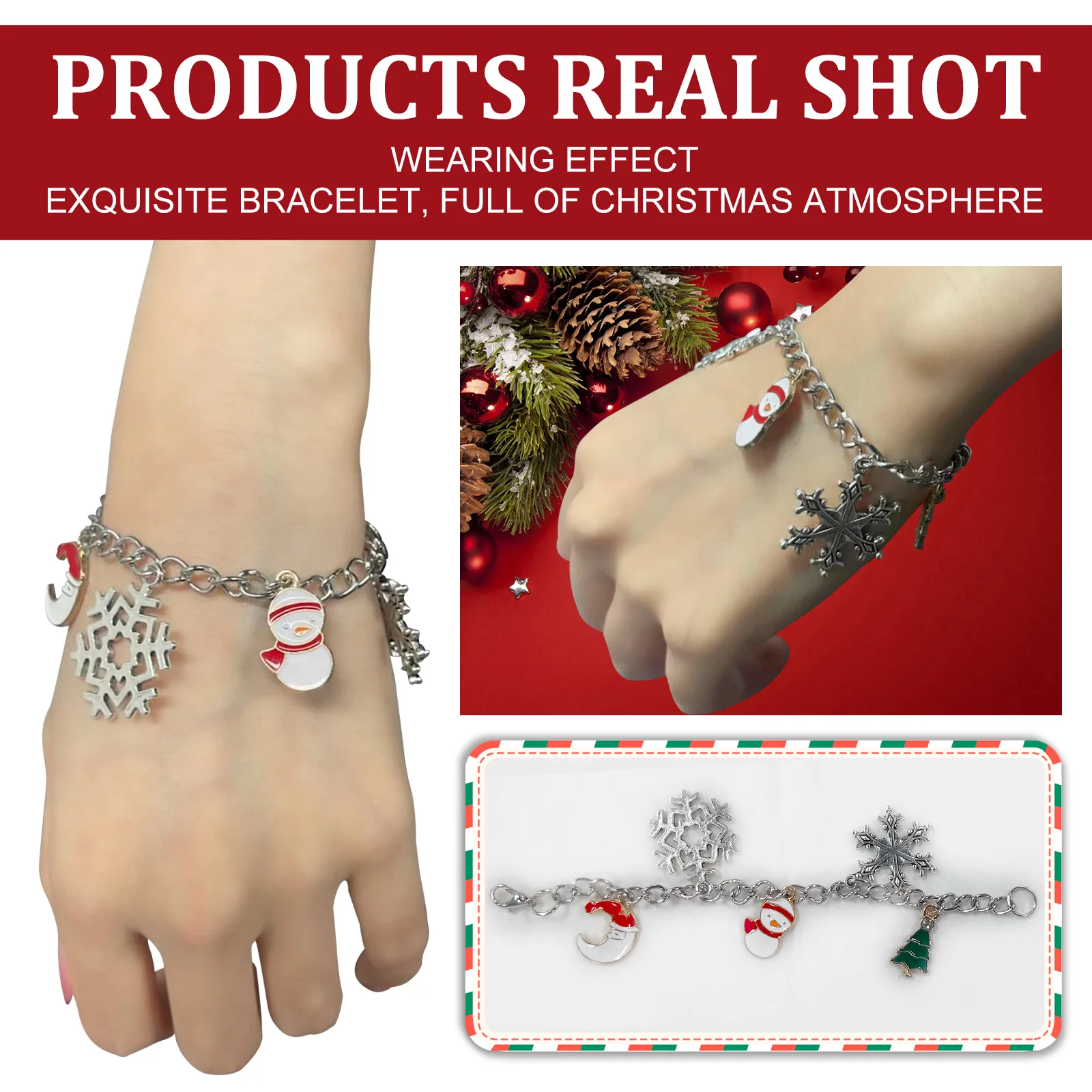 dowmoo christmas advent bracelet blind box D标rlslmh98rx01 日历手链盲盒 1497