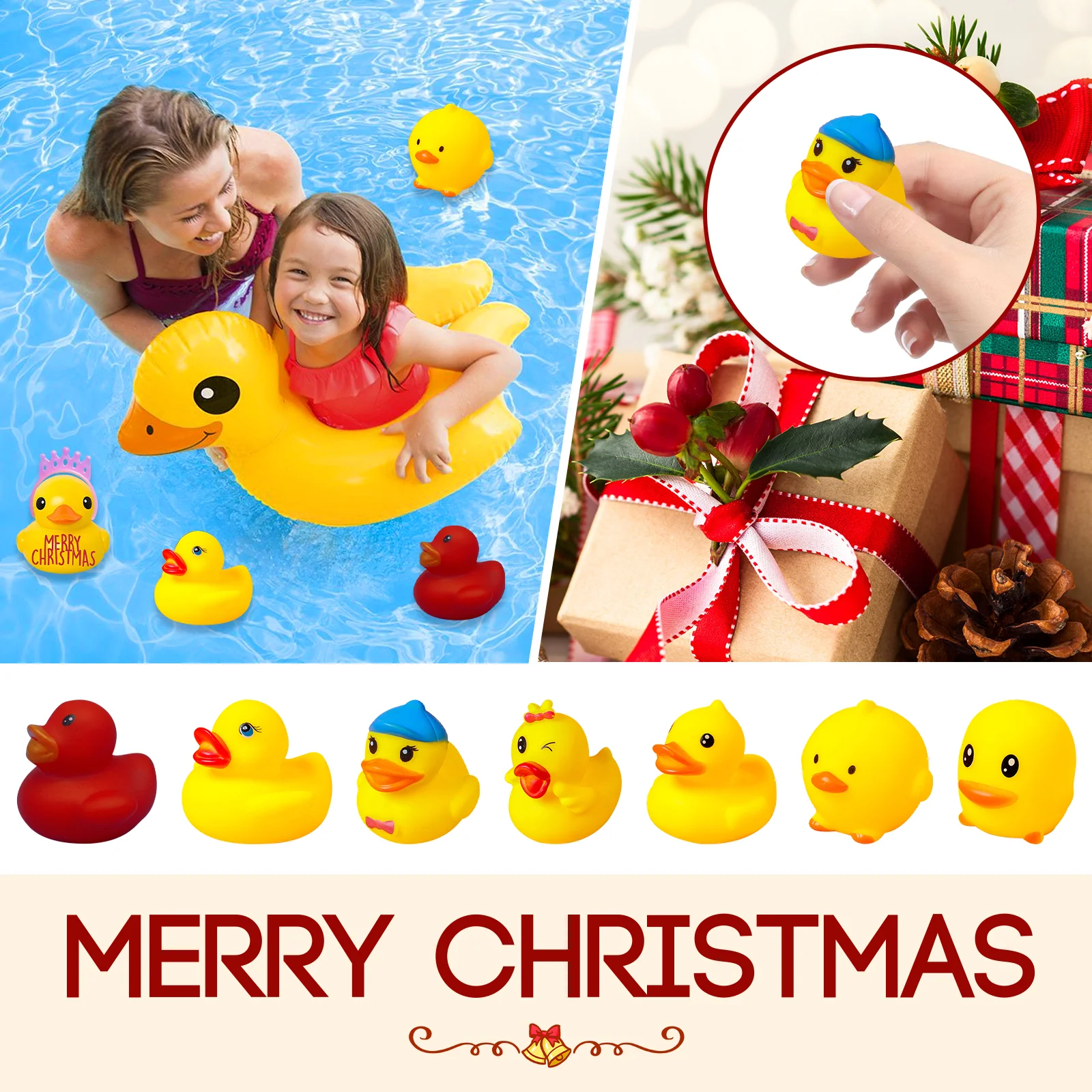 dowmoo christmas blind box 24grid ducklings D标xhy104yx01 小黄鸭降临日历 1455