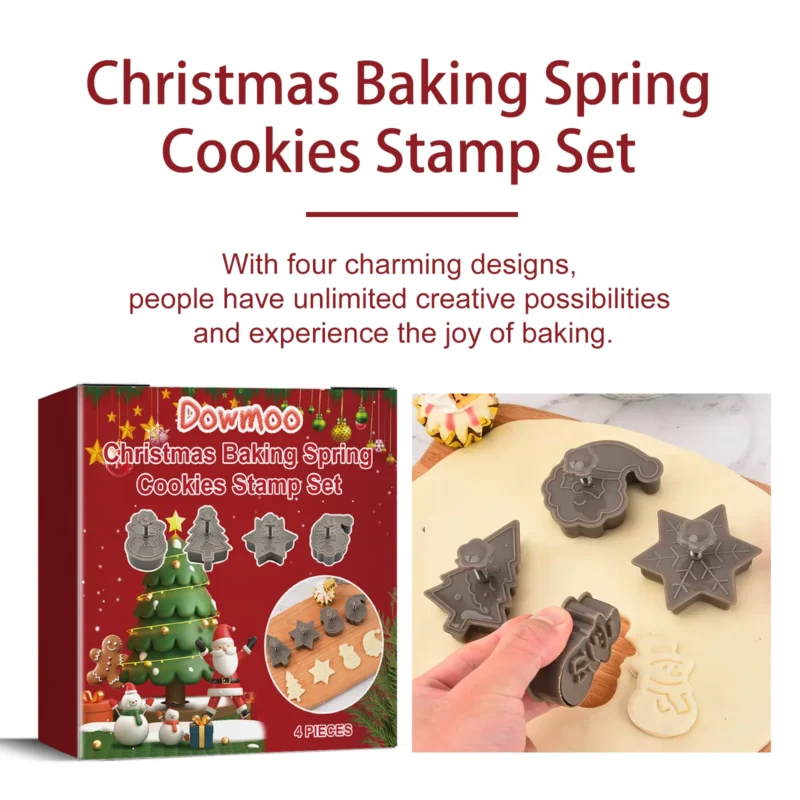 Dowmoo Christmas Slinky Cookie Mold and DIY Cookie Cutter - Image 3