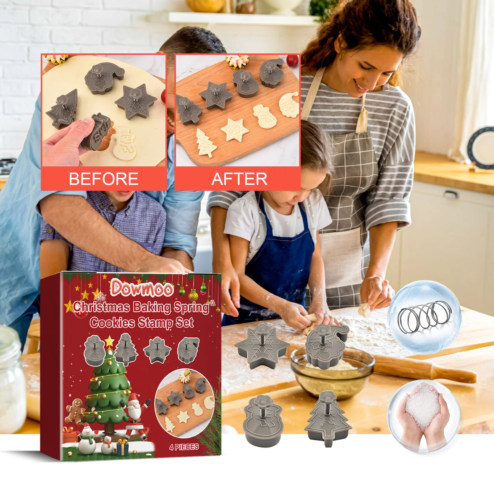 dowmoo christmas cookie mold DOD02 A001 4 RD1 1123