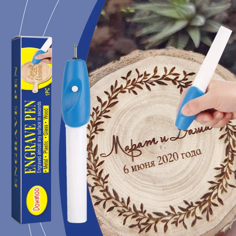 Dowmoo DIY Electric Engraving Pen for Christmas Lettering and Patterns - Image 2