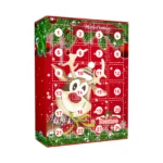 Dowmoo Elk Keychain Advent Calendar - 24 Days Resin Pendant Blind Box Gift