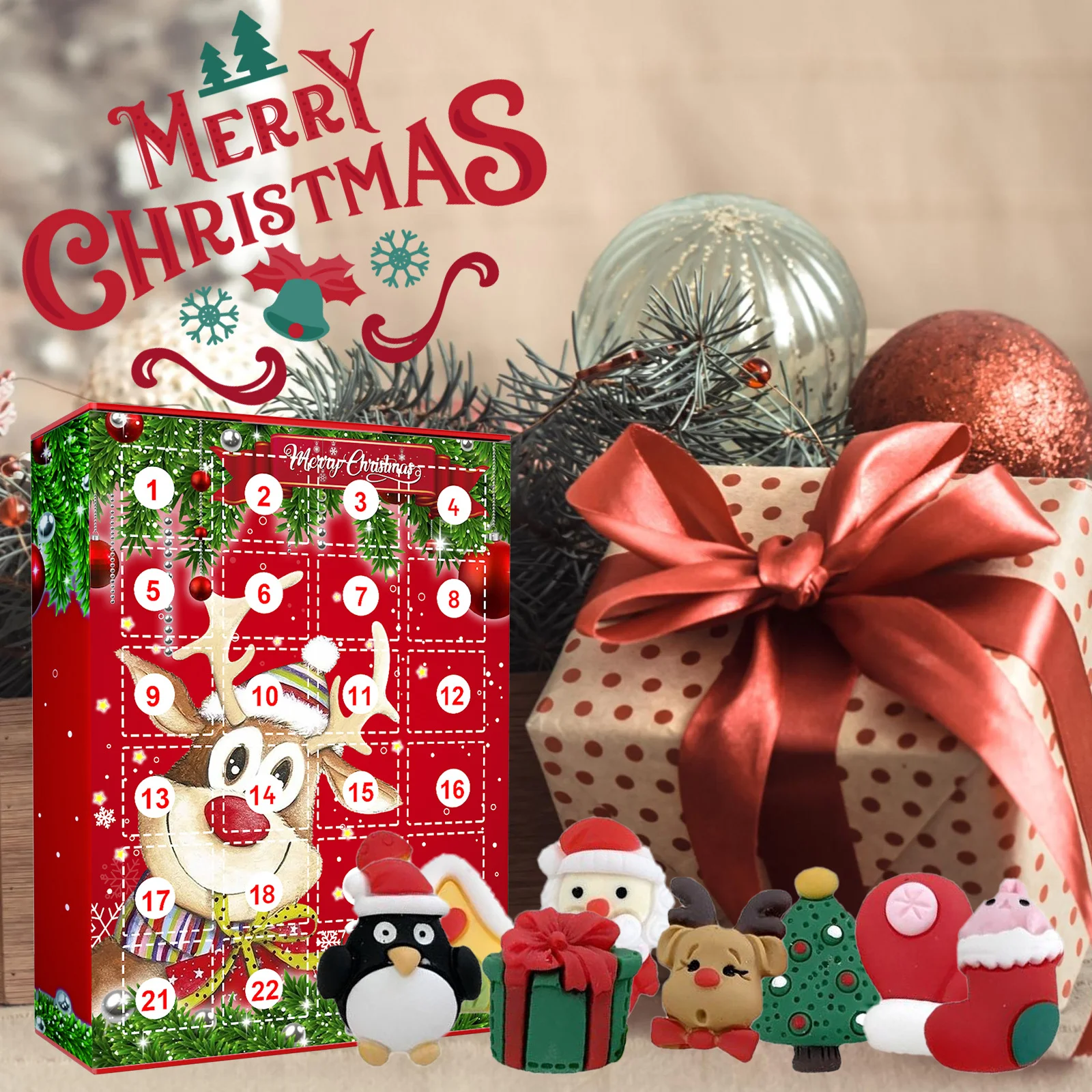 dowmoo christmas keychain blind box etcp1110gc01 圣诞麋鹿临历2020 1578