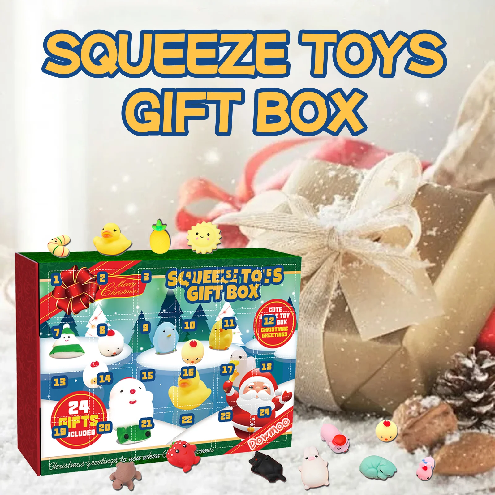 dowmoo christmas knead gift box sdxl1114gc01 圣诞捏捏乐礼盒 1571