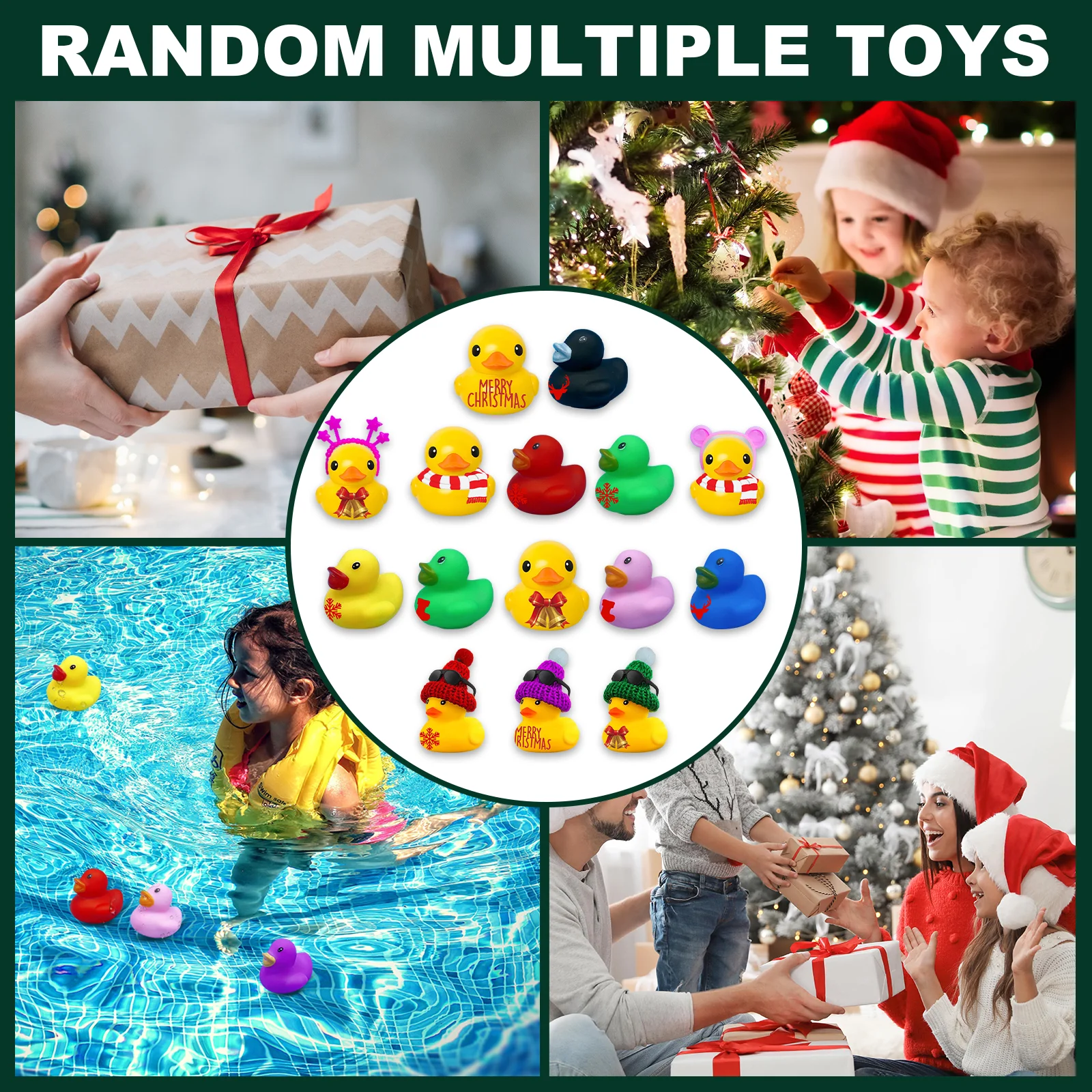 dowmoo christmas rubber duck advent D标sdxjymh913dn01 圣诞橡胶鸭降临日历 1485