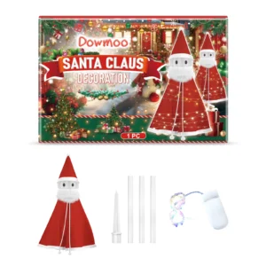 Dowmoo Christmas Santa Decoration - Detachable Lightweight Festive Ornament