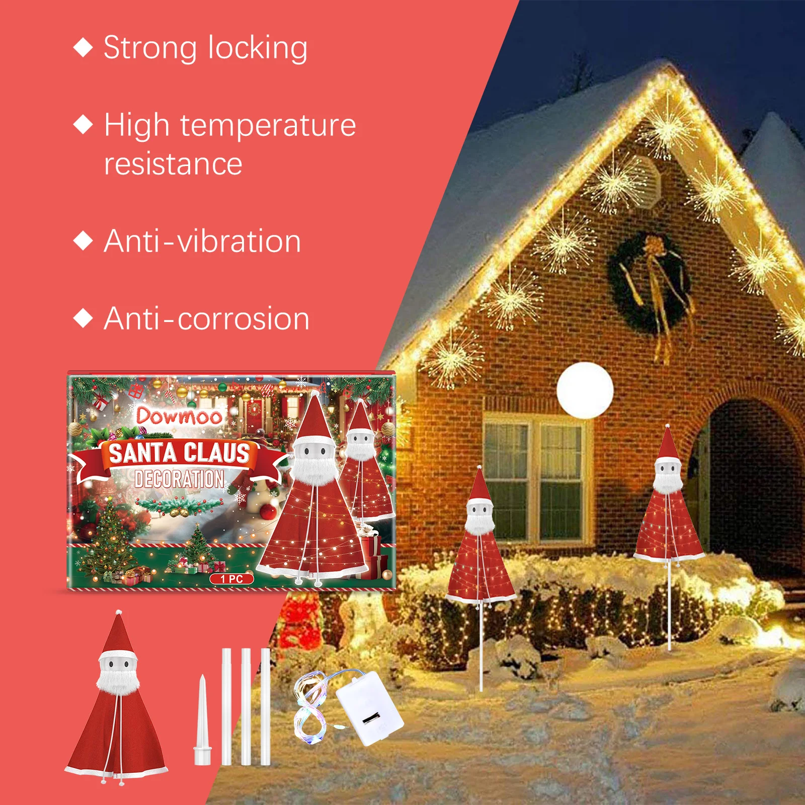 dowmoo christmas santa decorations DO D02 0002 01 560