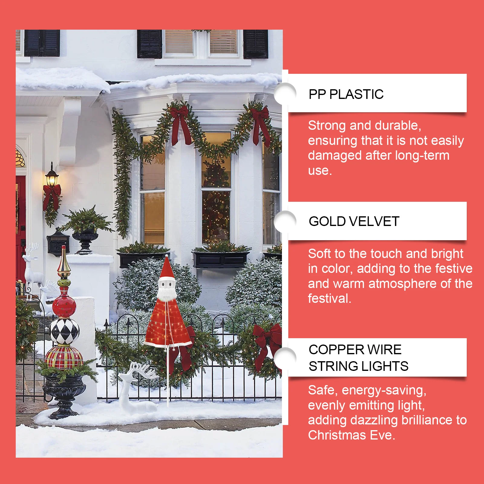 dowmoo christmas santa decorations DO D02 0002 01 563