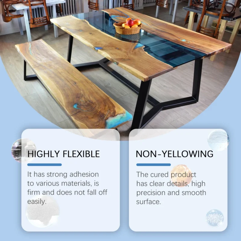 Dowmoo Clear Epoxy Resin Kit - High Transparency, Yellowing Resistance for DIY Crafts - Image 3