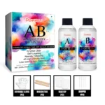 Dowmoo Clear Epoxy Resin Kit - High Transparency, Yellowing Resistant for DIY Crafts