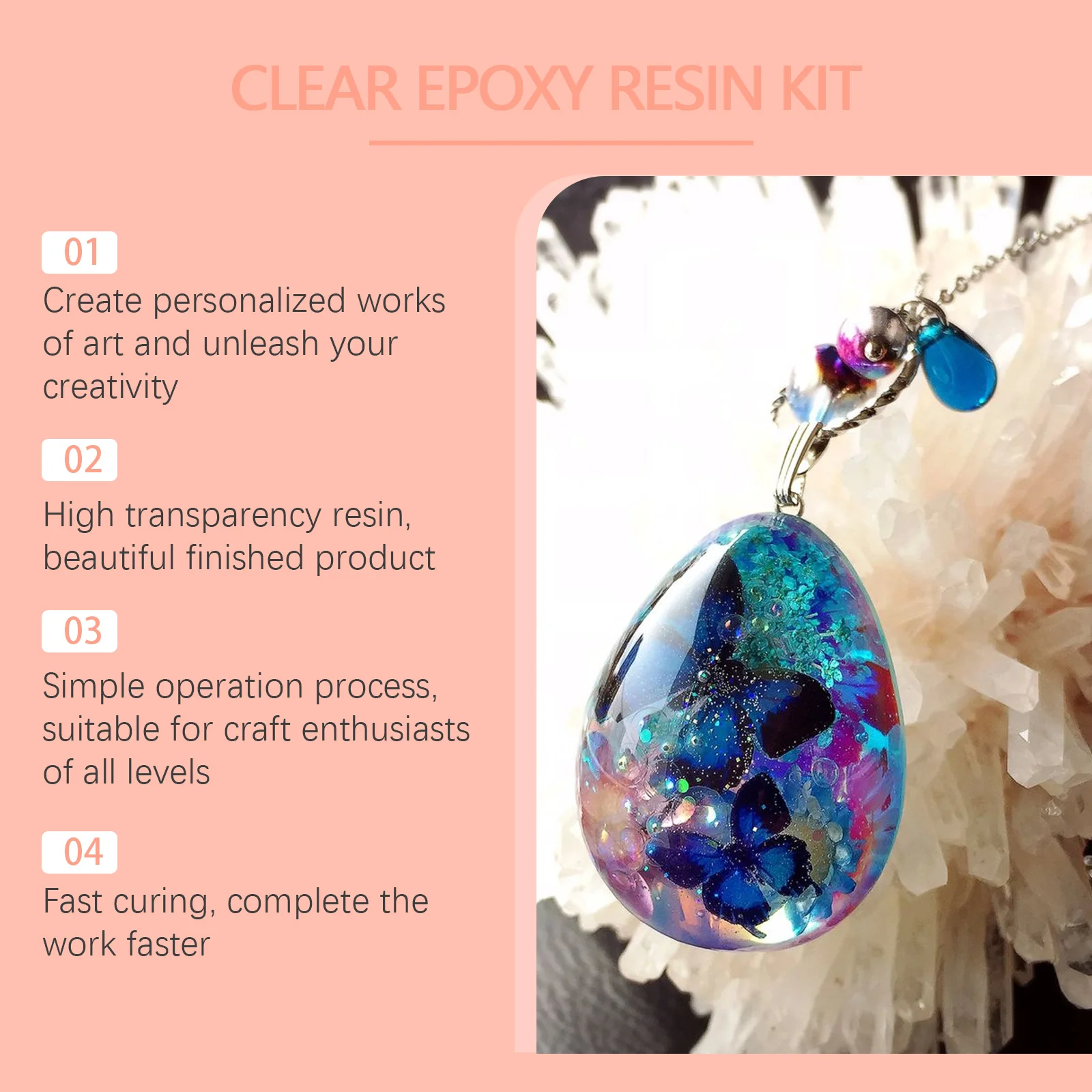dowmoo clear epoxy resin kit DOC08 A006 1 WH1 1033