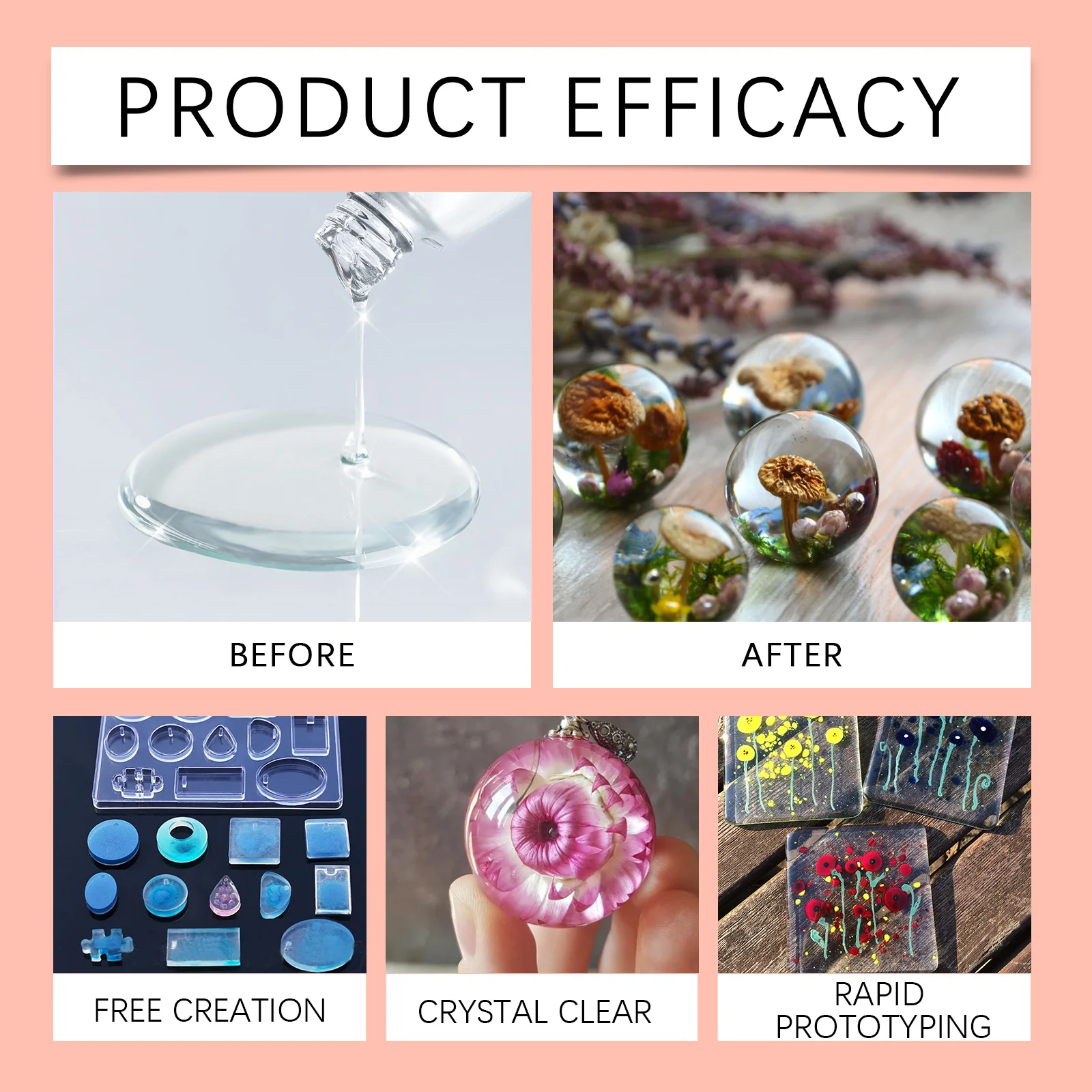 dowmoo clear epoxy resin kit DOC08 A006 1 WH1 1034