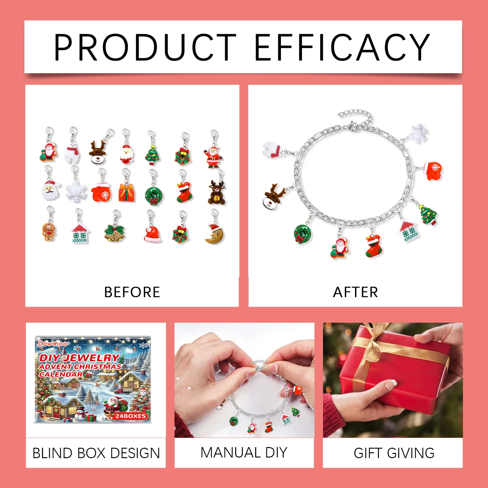 dowmoo creative christmas bracelet blind box DO D02 0006 01 321