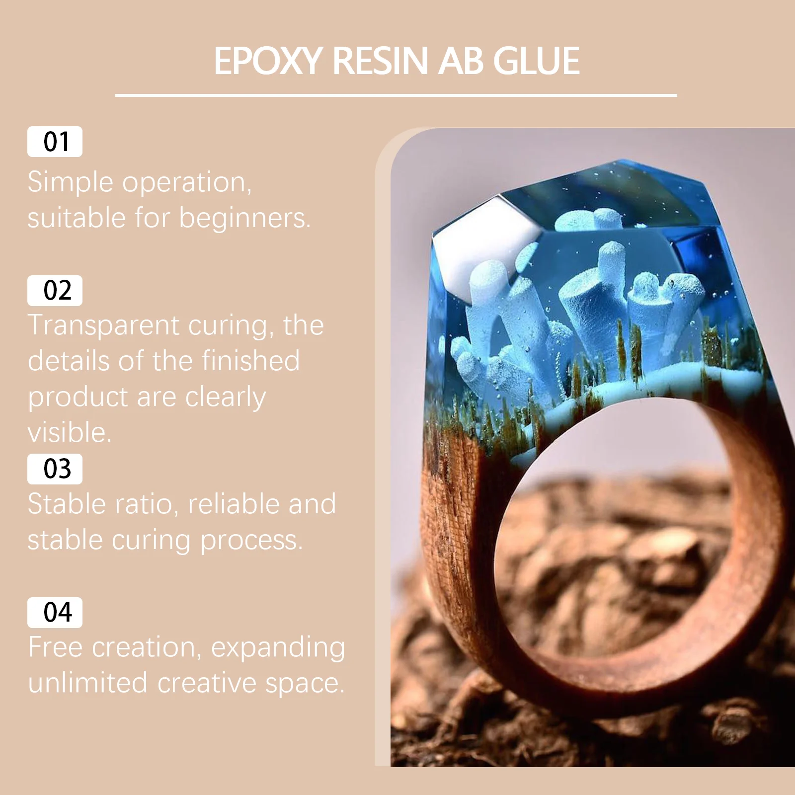 dowmoo diy epoxy resin ab set DO H02 0041 01 21